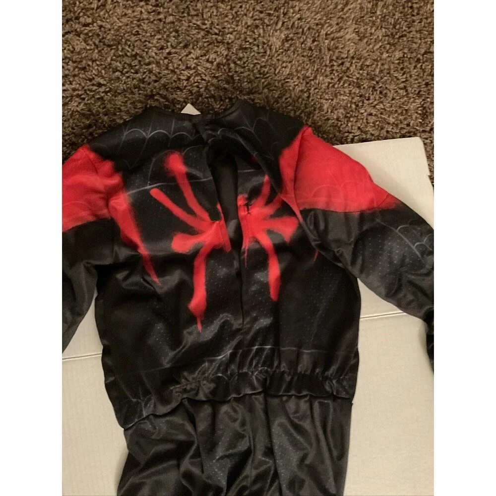 Miles Morales Spider Man Muscle Costume Hasbro Mask Marvel Across Spider Verse - Picture 5 of 11